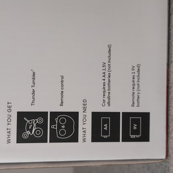 Sharper Image Thunder Tumbler Wireless Remote Control 360° Spinning Red Car NWT - Picture 12 of 13